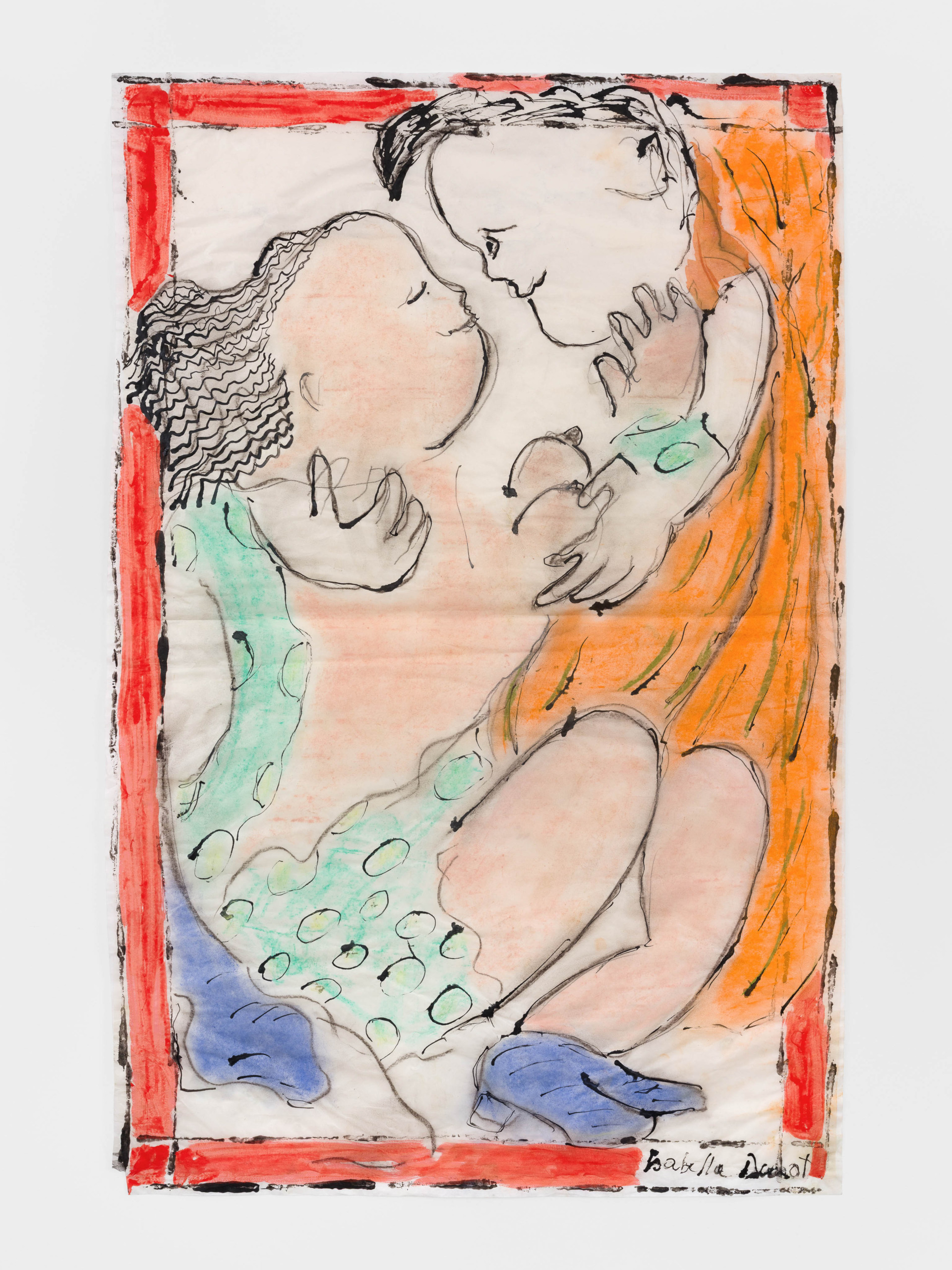 Tendernesses with blue shoes